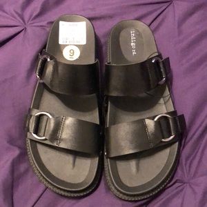 Brand new women’s indigo sandals